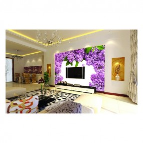 Tranh dán tường Hoa Tím Chung Thủy